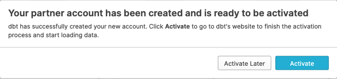 Snowflake Classic UI - Actviation Window Snowflake Classic UI - Actviation Window